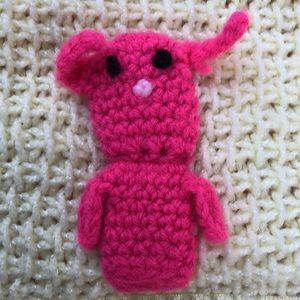 Vintage crochet baby blanket